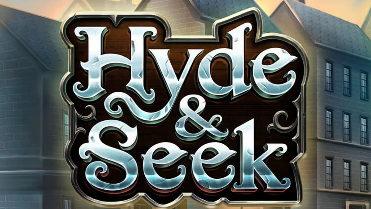 Cena atmosférica do jogo de slot Hyde & Seek com elementos góticos